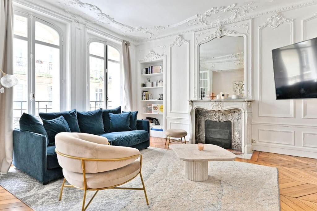 Appartement Haussmannien 17Eme Arrondissement ปารีส ภายนอก รูปภาพ